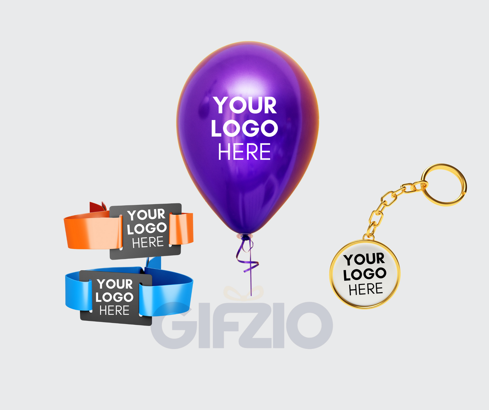 BALLOONS AND KEYCHAINS