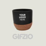 ceramic mug with cork base